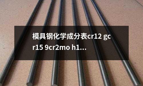 模具鋼化學成分表cr12 gcr15 9cr2mo h13等(H13模具鋼中Cr、W、MO、W、V的標準含量是多少)