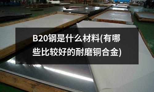 B20鋼是什么材料(有哪些比較好的耐磨銅合金)