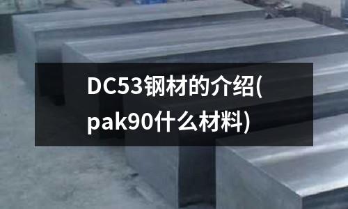 DC53鋼材的介紹(pak90什么材料)