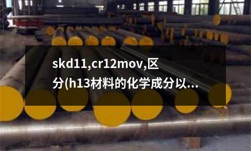 skd11,cr12mov,區分(h13材料的化學成分以及密度是多少？？)