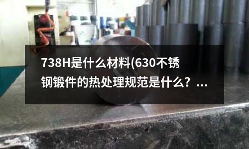 738H是什么材料(630不銹鋼鍛件的熱處理規范是什么？)