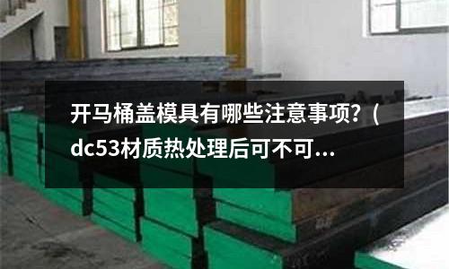 開馬桶蓋模具有哪些注意事項(xiàng)?(dc53材質(zhì)熱處理后可不可以鍍鉻嗎)