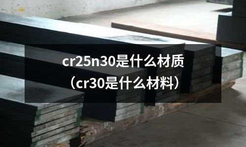 cr25n30是什么材質(cr30是什么材料)