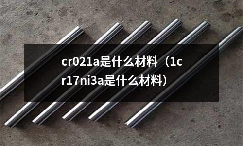 cr021a是什么材料(1cr17ni3a是什么材料)