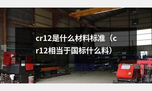 cr12是什么材料標準（cr12相當于國標什么料）