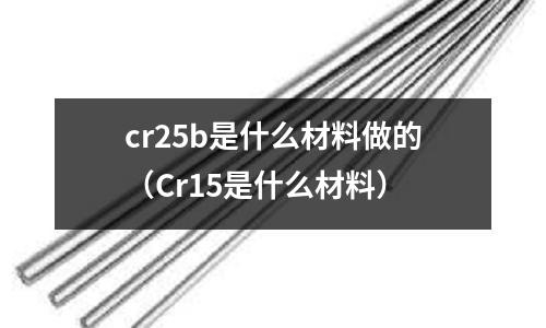 cr25b是什么材料做的(Cr15是什么材料)