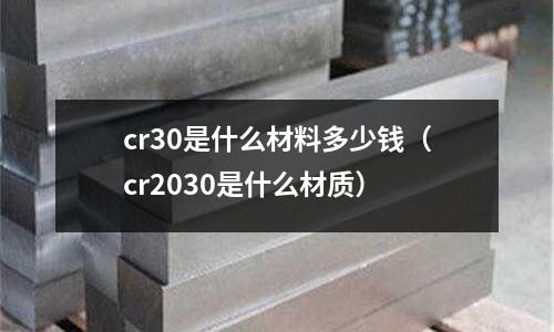 cr30是什么材料多少錢（cr2030是什么材質）