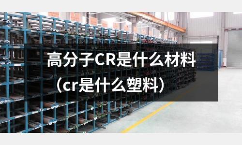 高分子CR是什么材料(cr是什么塑料)