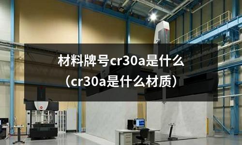 材料牌號cr30a是什么(cr30a是什么材質)