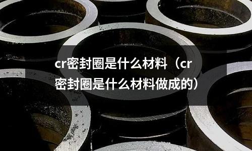 cr密封圈是什么材料（cr密封圈是什么材料做成的）