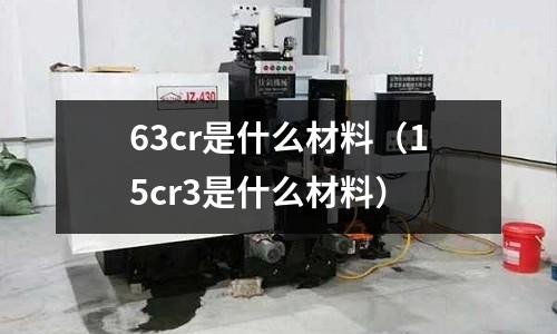 63cr是什么材料（15cr3是什么材料）