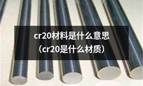 cr20材料是什么意思(cr20是什么材質)