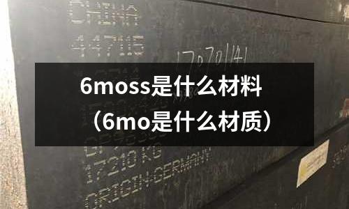 6moss是什么材料（6mo是什么材質）