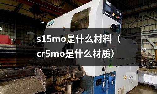 s15mo是什么材料(cr5mo是什么材質)