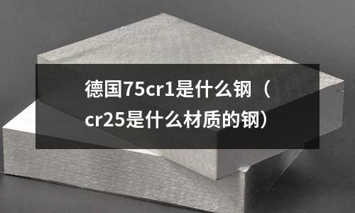 德國75cr1是什么鋼(cr25是什么材質的鋼)
