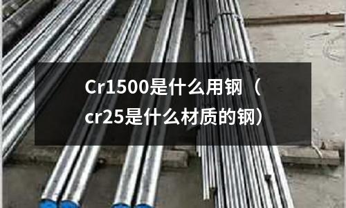 Cr1500是什么用鋼（cr25是什么材質的鋼）