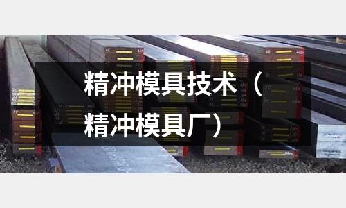 精沖模具技術（精沖模具廠）