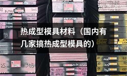 熱成型模具材料（國內有幾家搞熱成型模具的）
