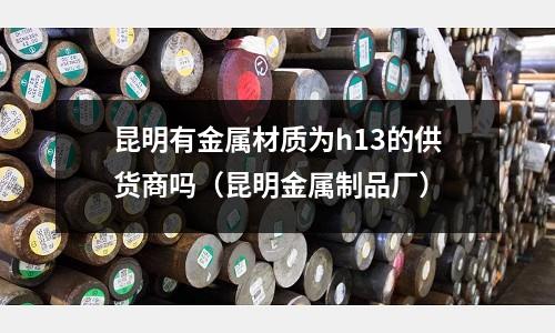 昆明有金屬材質為h13的供貨商嗎（昆明金屬制品廠）