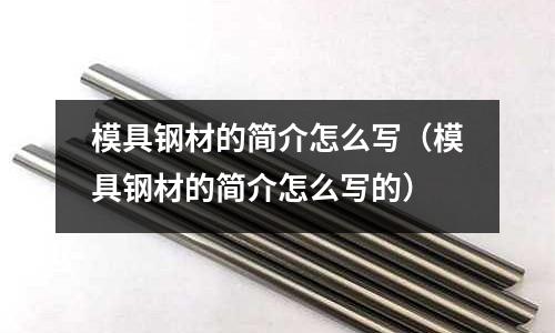 模具鋼材的簡介怎么寫（模具鋼材的簡介怎么寫的）