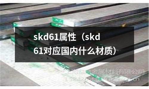 skd61屬性（skd61對應國內什么材質）
