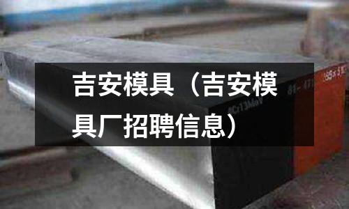 吉安模具（吉安模具廠招聘信息）