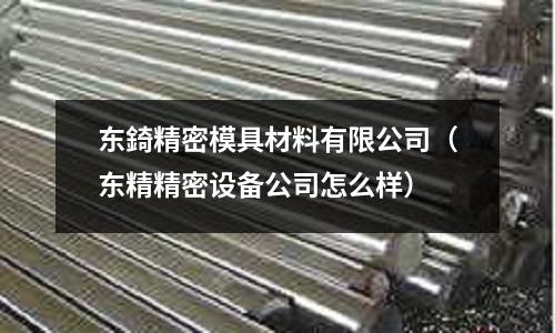東錡精密模具材料有限公司（東精精密設備公司怎么樣）