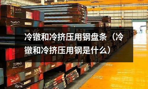 冷鐓和冷擠壓用鋼盤條(冷鐓和冷擠壓用鋼是什么)