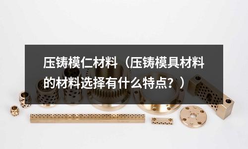 壓鑄模仁材料（壓鑄模具材料的材料選擇有什么特點？）