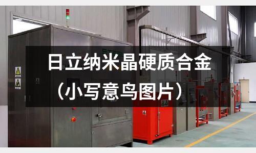 日立納米晶硬質(zhì)合金（小寫意鳥圖片）