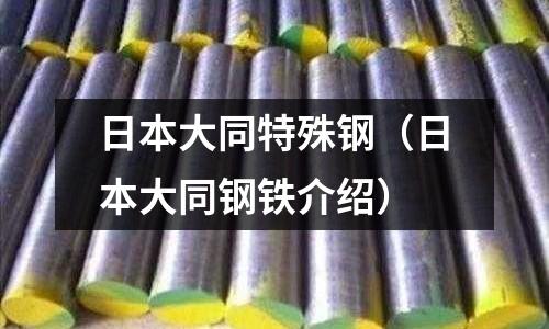 日本大同特殊鋼(日本大同鋼鐵介紹)