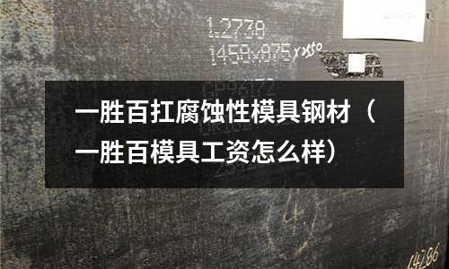 一勝百扛腐蝕性模具鋼材(一勝百模具工資怎么樣)