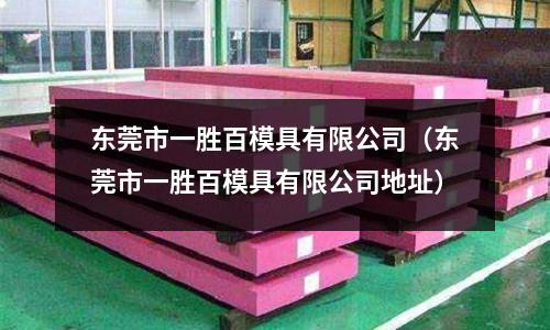 東莞市一勝百模具有限公司（東莞市一勝百模具有限公司地址）
