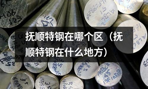 撫順特鋼在哪個區（撫順特鋼在什么地方）