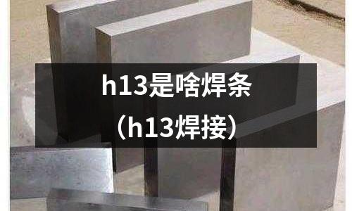 h13是啥焊條(h13焊接)