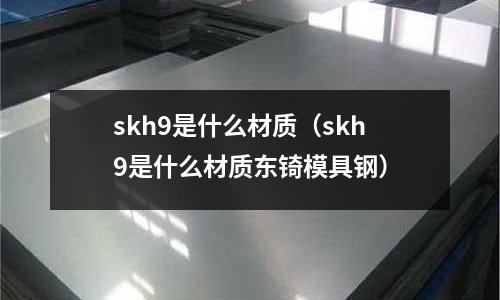 skh9是什么材質(skh9是什么材質東锜模具鋼)