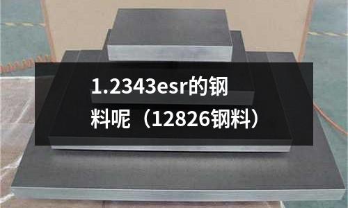 1.2343esr的鋼料呢（12826鋼料）