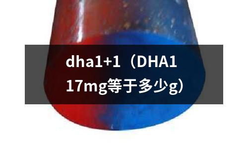 dha1+1（DHA117mg等于多少g）