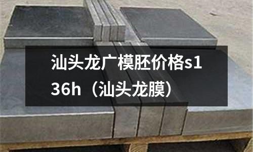 汕頭龍廣模胚價(jià)格s136h（汕頭龍膜）