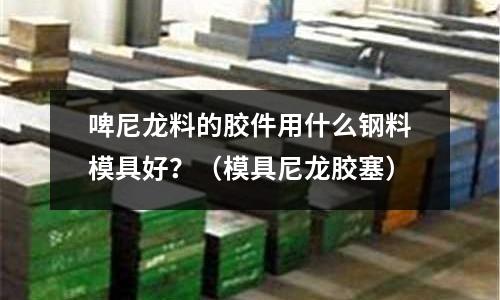 啤尼龍料的膠件用什么鋼料模具好?(模具尼龍膠塞)