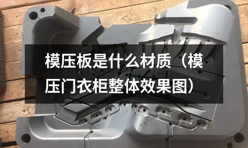 模壓板是什么材質（模壓門衣柜整體效果圖）