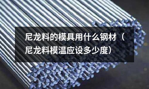 尼龍料的模具用什么鋼材（尼龍料模溫應設多少度）