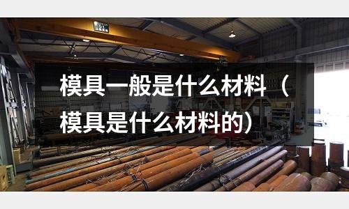 模具一般是什么材料（模具是什么材料的）