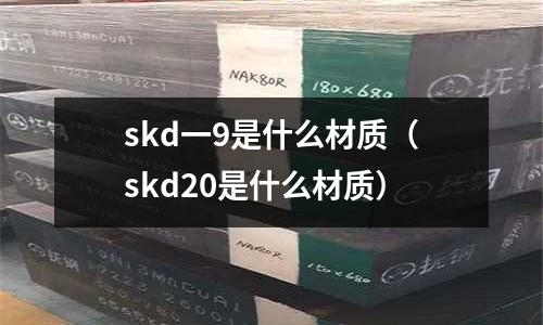 skd一9是什么材質（skd20是什么材質）