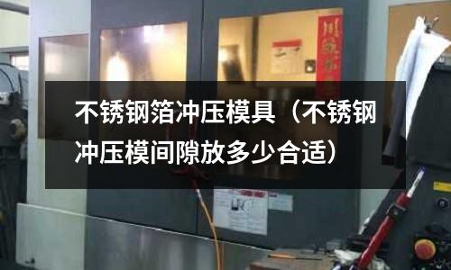 不銹鋼箔沖壓模具(不銹鋼沖壓模間隙放多少合適)