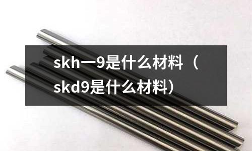 skh一9是什么材料（skd9是什么材料）