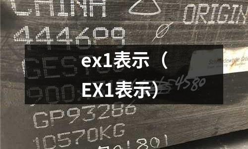 ex1表示（EX1表示）
