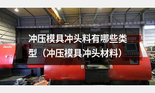 沖壓模具沖頭料有哪些類型(沖壓模具沖頭材料)