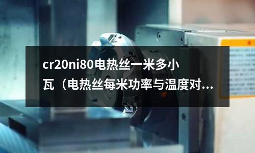 cr20ni80電熱絲一米多小瓦（電熱絲每米功率與溫度對照表）