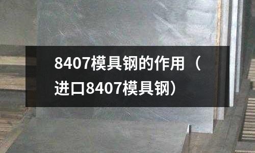 8407模具鋼的作用（進(jìn)口8407模具鋼）